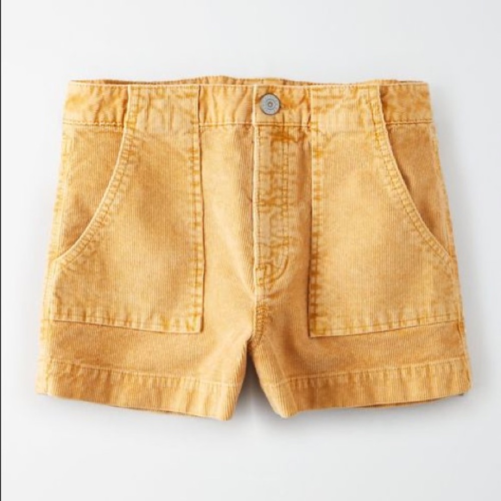 American Eagle Corduroy Super High Waisted Short